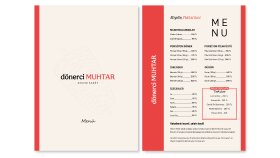 Dönerci Muhtar Menü