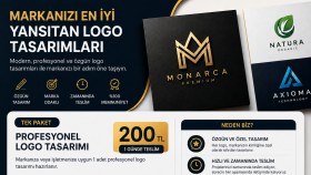 markanıza özel profesyonel logo tasarlarım