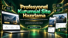  profesyonel kurumsal sitenizi hazırlarım
