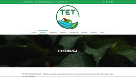 TET Mühendislik Peyzaj - Kurumsal Wordpress Site