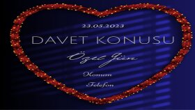 size özel davetiye yaparım