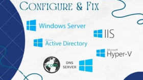 IIS DNS ActiveDirecorty Hyper-V kurulumu yapıyorum