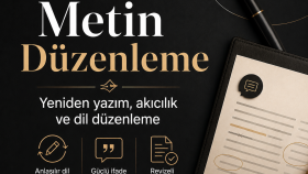 metninizi yeniden yazabilirim