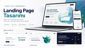 modern ve dönüşüm odaklı landing page tasarlarım