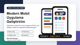 ben işletmeniz için modern mobil uygulama geliştiririm