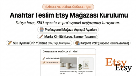 satışa hazır profesyonel etsy mağazası kurulumu yaparım