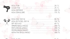 Fiyat Listesi Tasarım