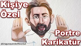kişiye özel portre karikatür çizerim