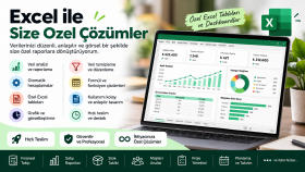 Excel tabloları ve profesyonel dashboardlar hazırlarım