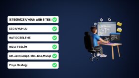 Web sitenizi isteğinize göre oluşturabilirim