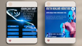 Sosyal Medya - post, slider ve story tasarımları
