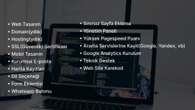 sizin için profesyonel bir web sitesi yapabilirim