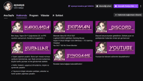 Twitch,Dlive platformlarına paneller