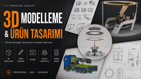 3d modelleme, render ve teknik resim yaparım