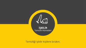 İŞBİLİR Temizlik - Modern Kartvizit Tasarımı