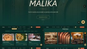 MALIKA Restaurant – Çok Dilli Restoran Sitesi