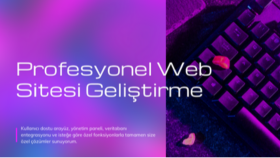 kullanıcı dostu web sitesi yapabilirim