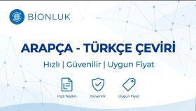 Arapça Türkçe hızlı ve güvenilir çeviri yapıyorum