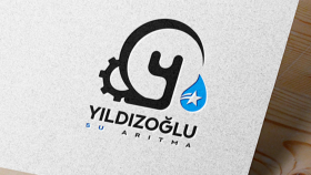 Su arıtma firması için yaptığımız logo: