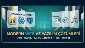 modern .NET Core ve React ile web uygulamanızı geliştiririm