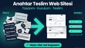 Profesyonel Anahtar Teslim Web Sitesi