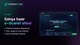 ödeme ve kargo entegrasyonlu e-ticaret sitesi kurarım
