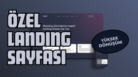 dönüşüm odaklı özel kodlanmış landing page tasarlarım