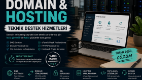 domain ve hosting sorunlarınızı profesyonelce çözerim