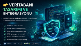 veritabanı tasarımı ve entegrasyonu yapabilirim