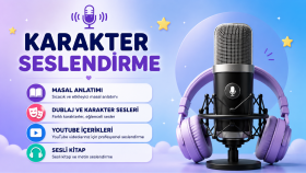 çocuk seslendirmesi ve  youtube için seslendirme yapabilirim