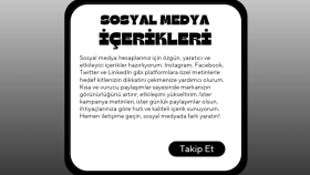 özgün sosyal medya paylaşımları oluştururum