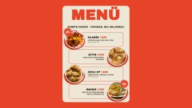 Konsept Restoran Menüleri - Kahvaltı, Bistro, Kumpir