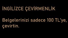 herhangi bir resmi belgeyi İngilizceye çevirebilirim