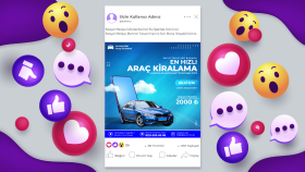 Aracım.net Sosyal Medya Tasarımı