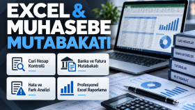 Excel ile cari hesap ve banka mutabakatı hazırlarım