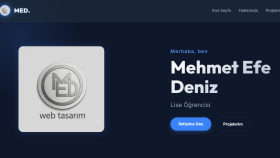Mehmet Efe Deniz - Kişisel Portfolyo & Developer Web Sitesi