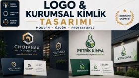 markanıza özel profesyonel kurumsal logo tasarlarım