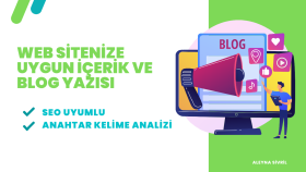 web siteniz için içerik ve blog yazıları yazabilirim