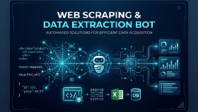 istediğiniz siteden veri çeken web scraping botu yazarım