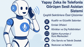 işletmenize telefon konuşması yapan sesli asistan kurarım