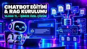 işletmenize özel RAG destekli chatbot geliştiririm