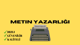 kalemime güveniyorum metin yazarlığı yaparım