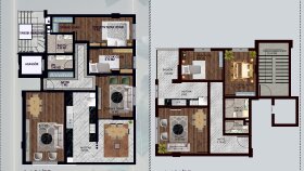 mimari planlarınızı Photoshop ile renklendiriyorum