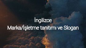 sizin için ingilizce marka tanıtımı ve slogan yazabilirim