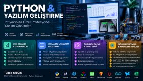 python ile ihtiyacınıza özel yazılım geliştiririm