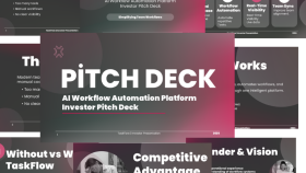 Modern Pitch Deck Presentation Design