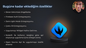 SwiftUI ile yapılmış uygulamalarınıza özellik ekleyebilirim