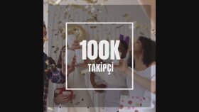 Sosyal medya takipçi kutlama videosu