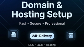 profesyonel domain tescili ve hızlı hosting kurulumu yaparım