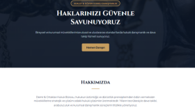 Avukat ve Hukuk Bürosu Kurumsal Web Sitesi Tasarımı